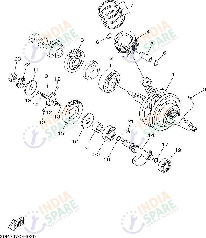 CRANKSHAFT & PISTON